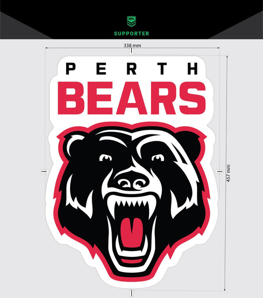 Perth Bears Monster Decal