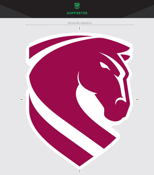 Broncos Monster Decal Secondary Logo