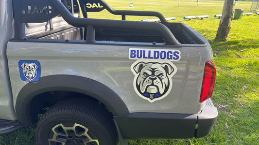 Bulldogs Monster Decal Secondary Logo