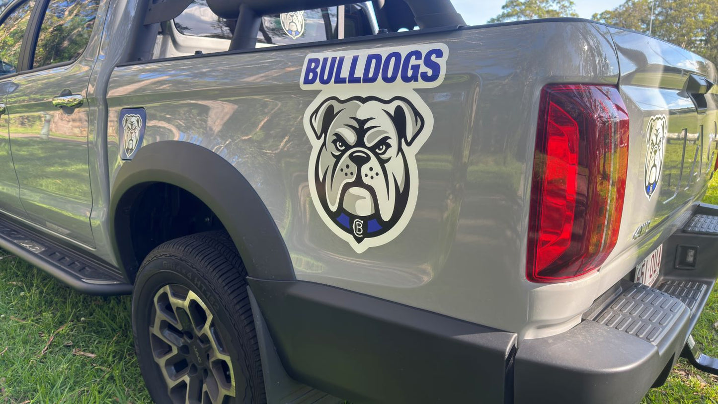 Bulldogs Monster Decal Secondary Logo