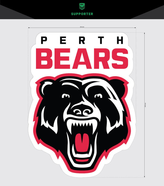 Perth Bears Monster Fridge Decal