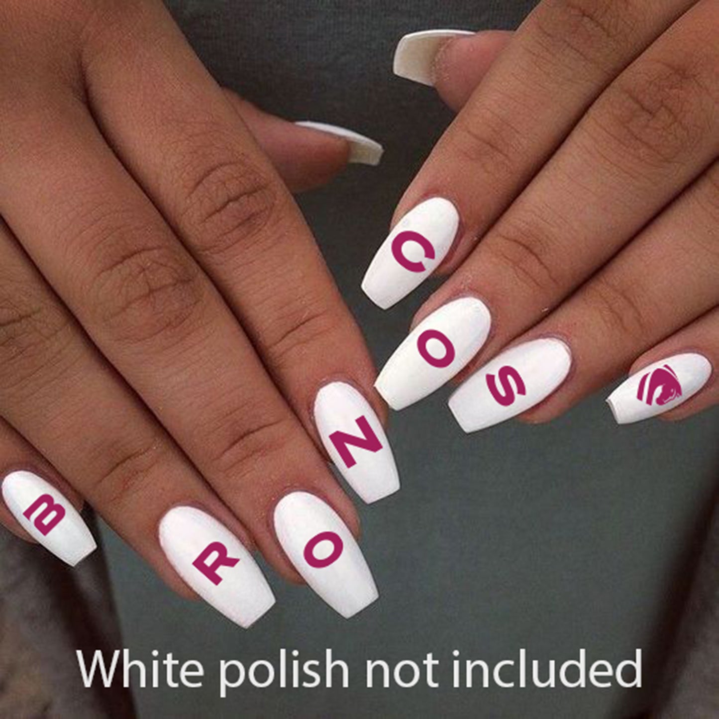 Broncos Nail Decals