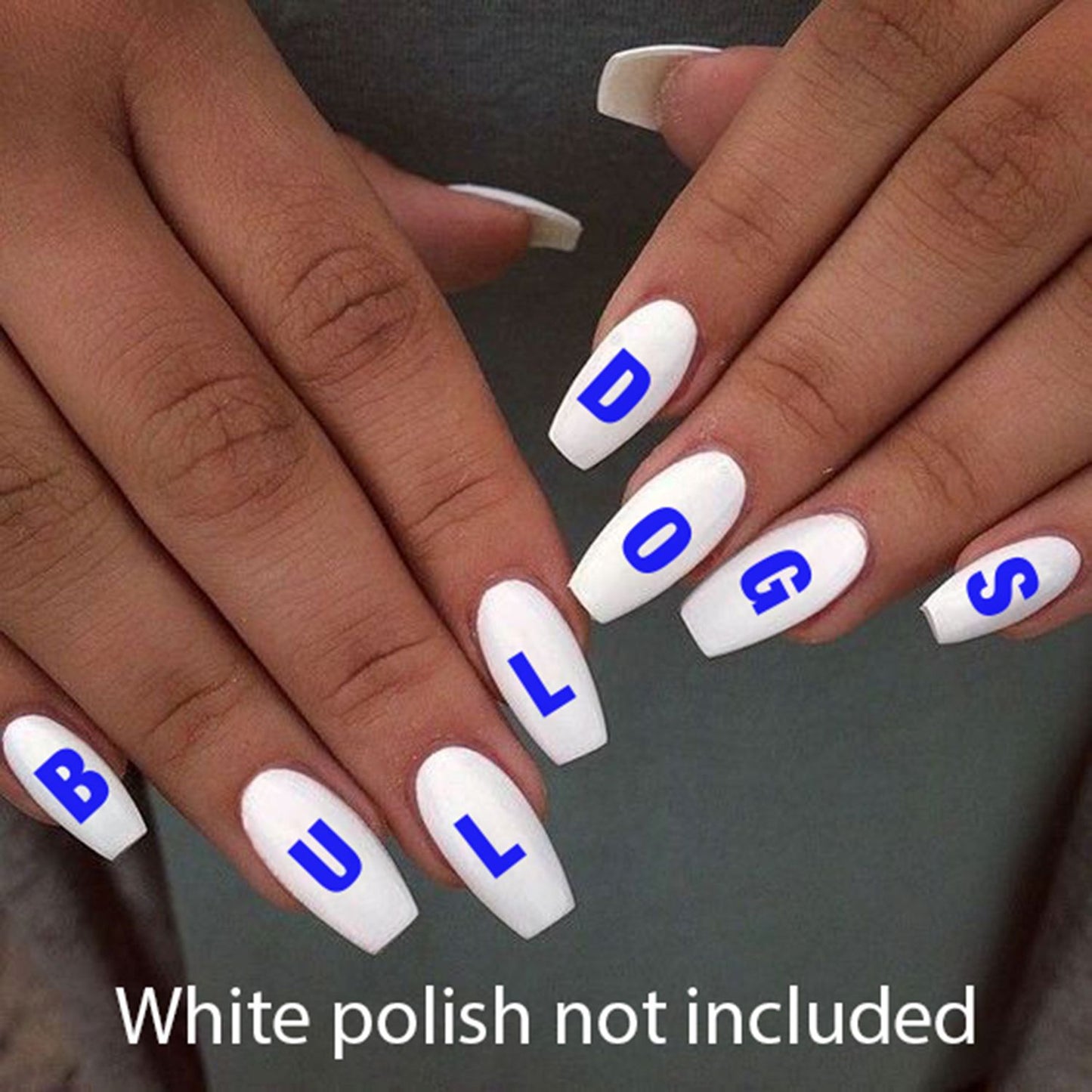 Bulldogs Nail Decals