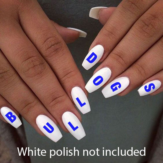 Bulldogs Nail Decals