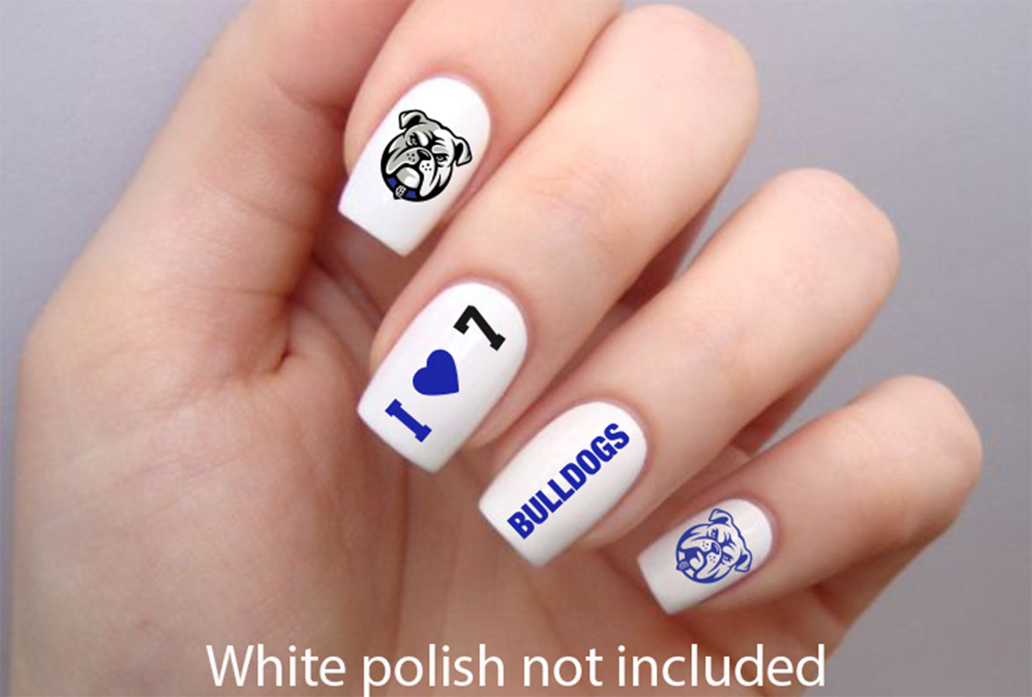 Bulldogs Nail Decals