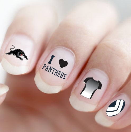 Panthers Nail Decals