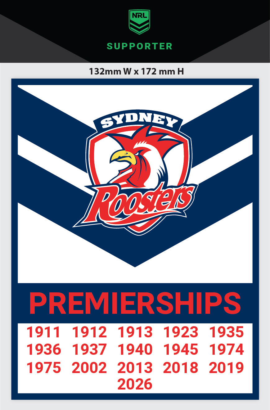 2026 NRL Premiers Premiership Years Decal