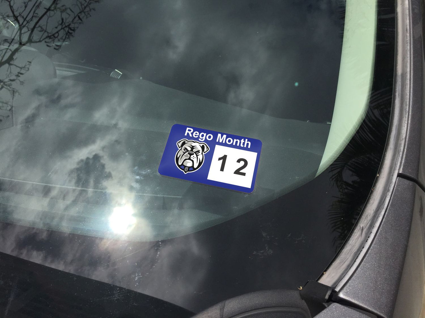 Bulldogs Rego Reminder Decals