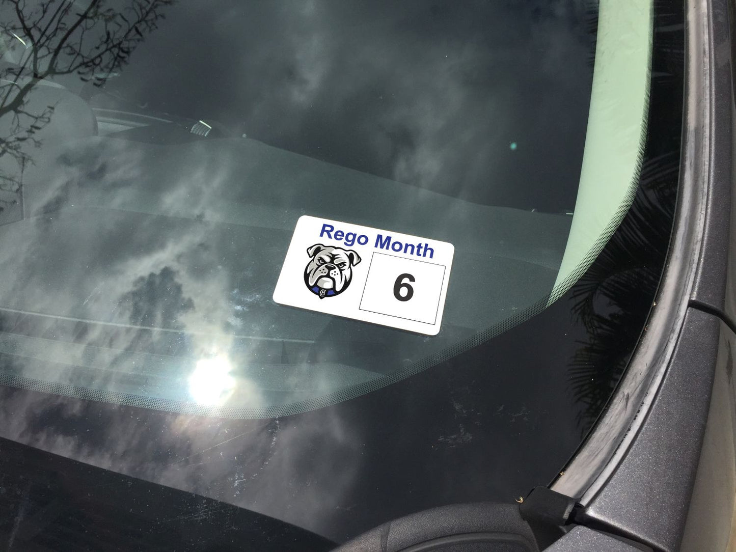 Bulldogs Rego Reminder Decals