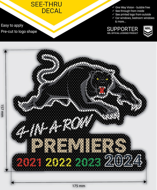 Panthers 2024 Premiers See-Thru Decal