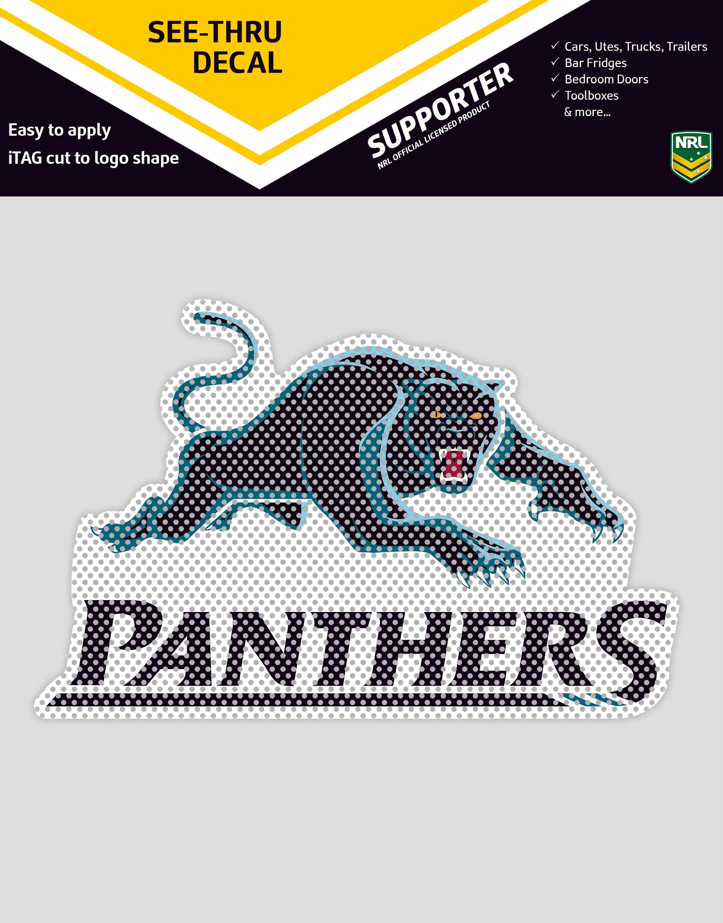 Panthers See-Thru Logo