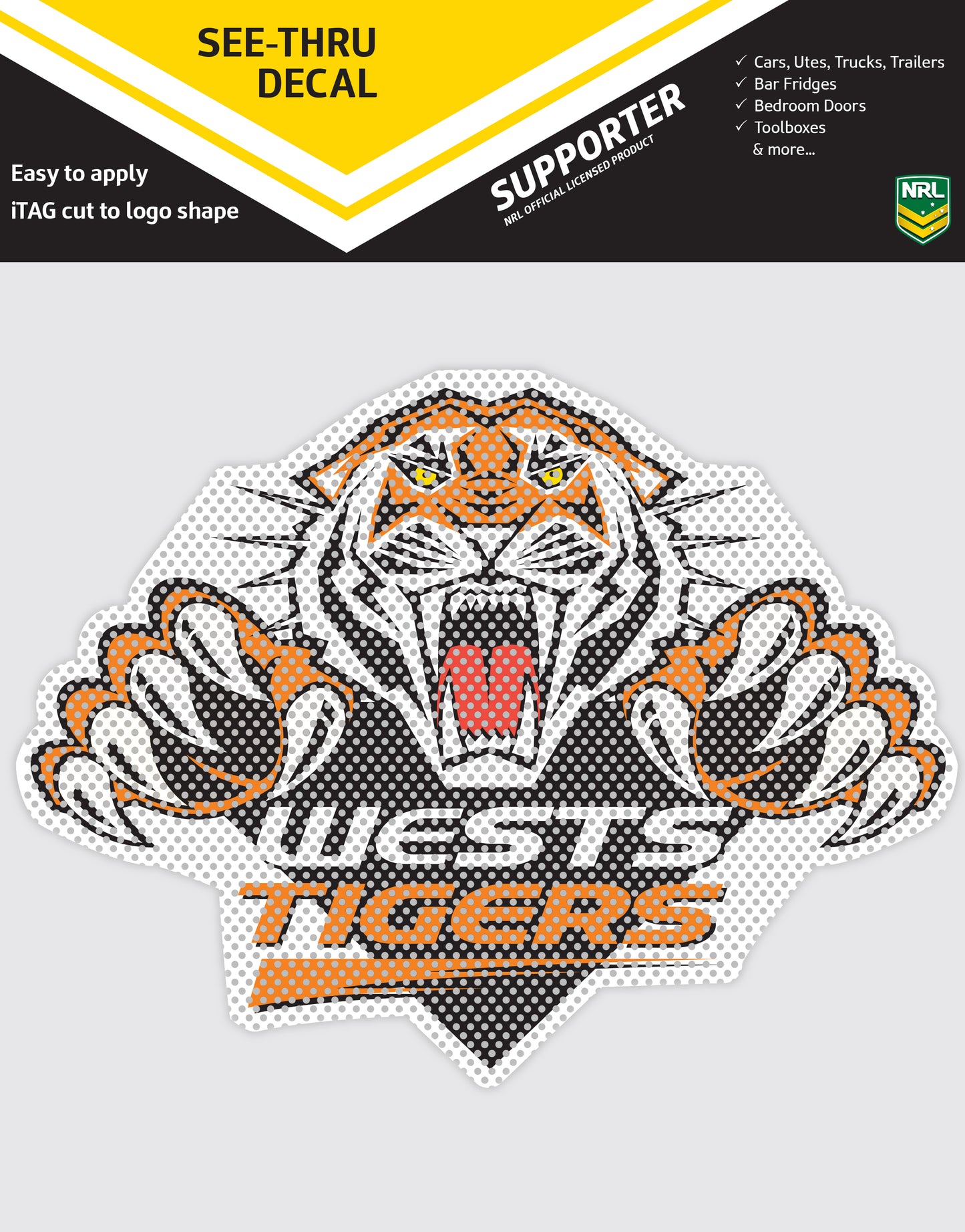 Wests Tigers See-Thru Logo