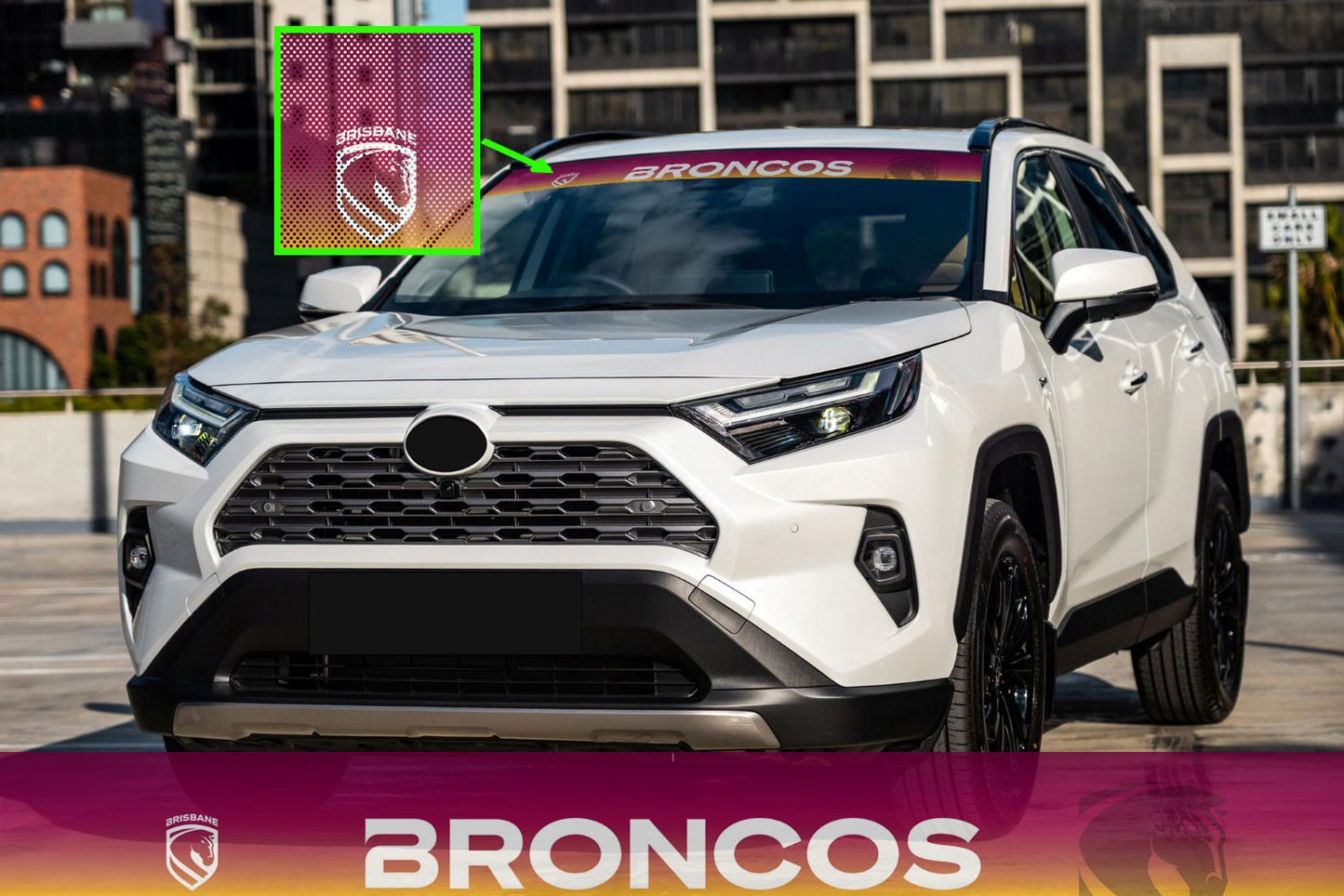 Broncos See-Thru Sun Visor