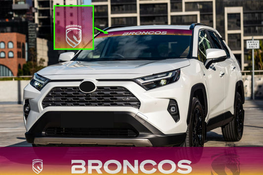 Broncos See-Thru Sun Visor