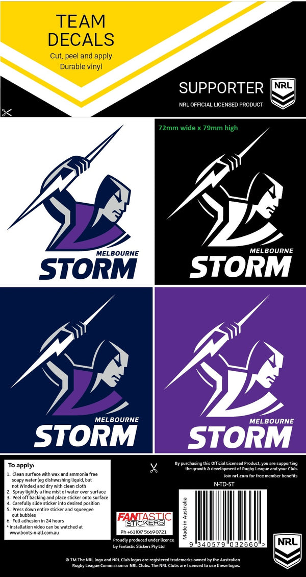 Storm Team Decals (2019) – FANtastic Stickers