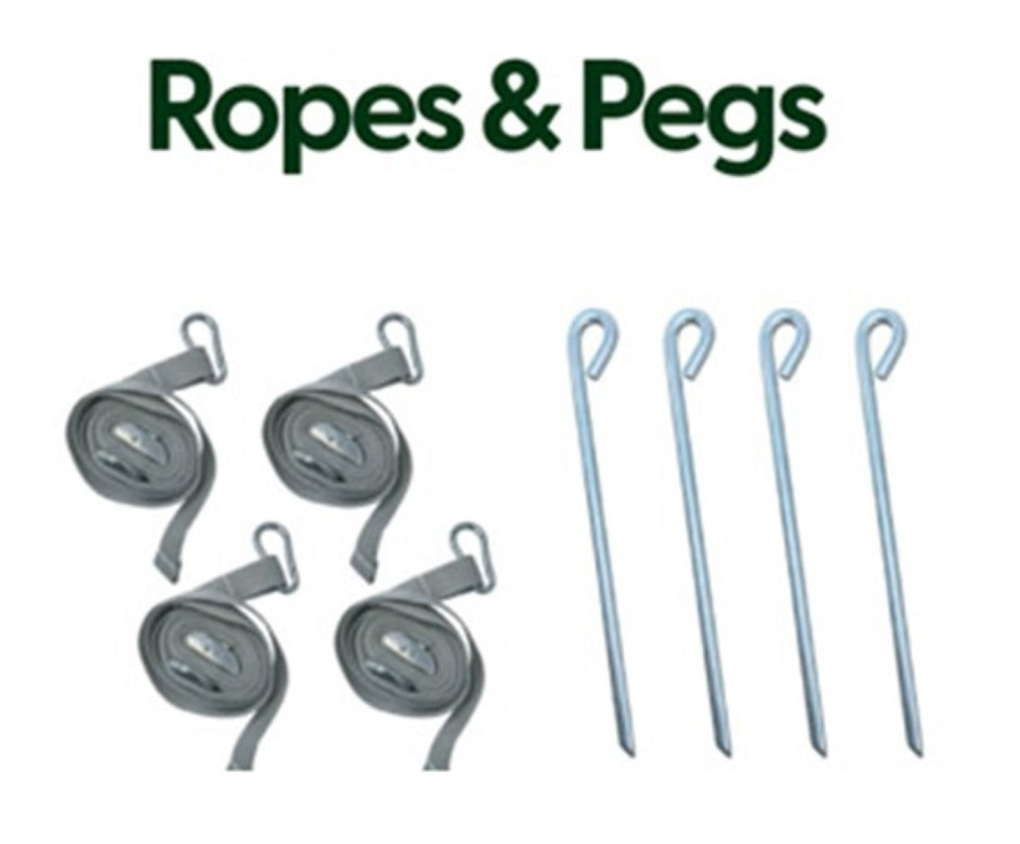 Gazebo Pegs and Ropes