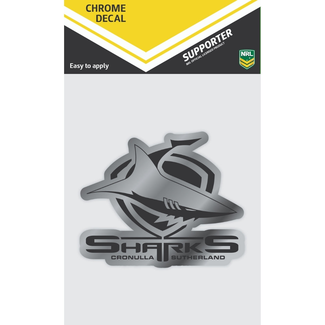 Shark Decal Code Sharks Chrome Decal – FANtastic Stickers