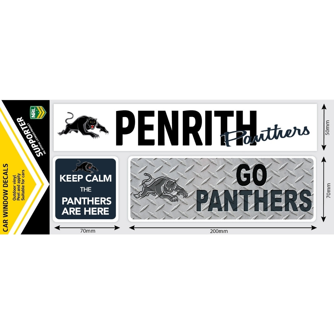 Panthers Car Window Decals