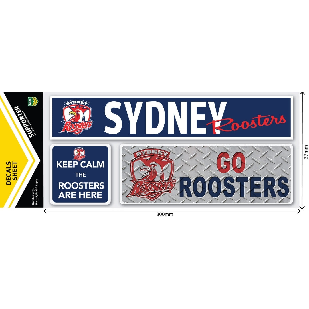 Roosters Car Window Decals