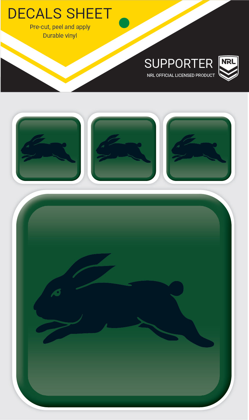 Rabbitohs App Icon Decals Sheet (2021) – FANtastic Stickers