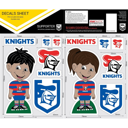 Knights Boy/Girl Decals Sheet