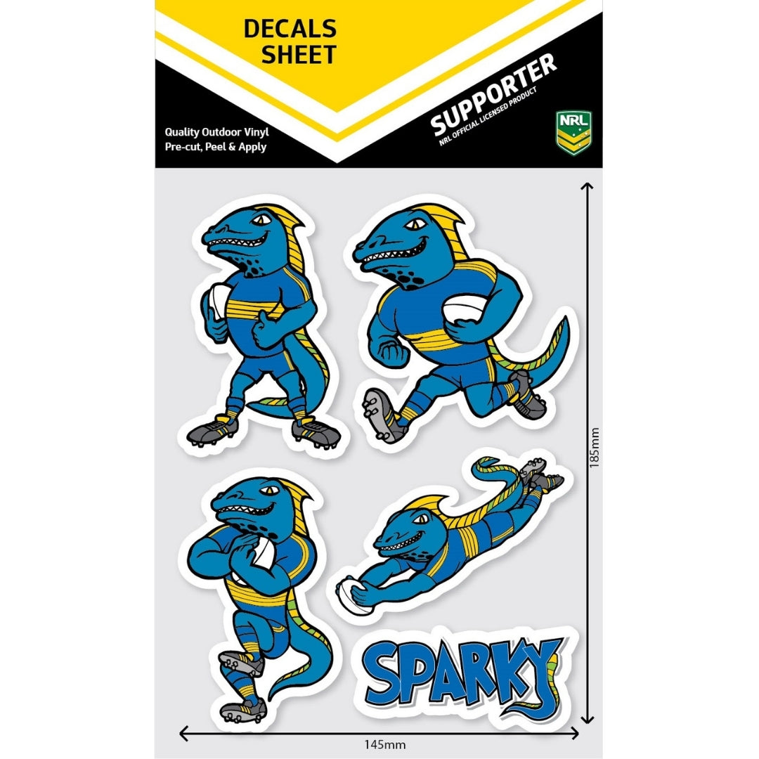 Eels Mascot Decals Sheet