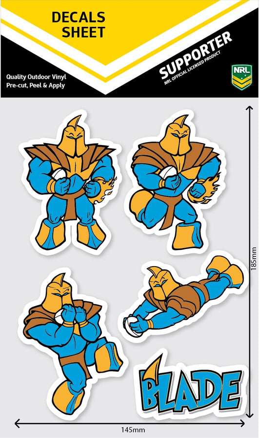 Titans Mascot Decals Sheet
