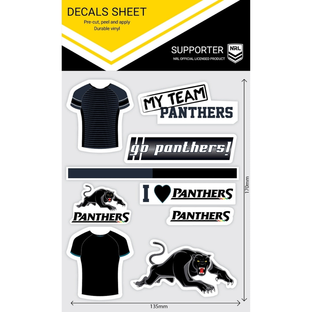 Panthers Mixed Decals Sheet