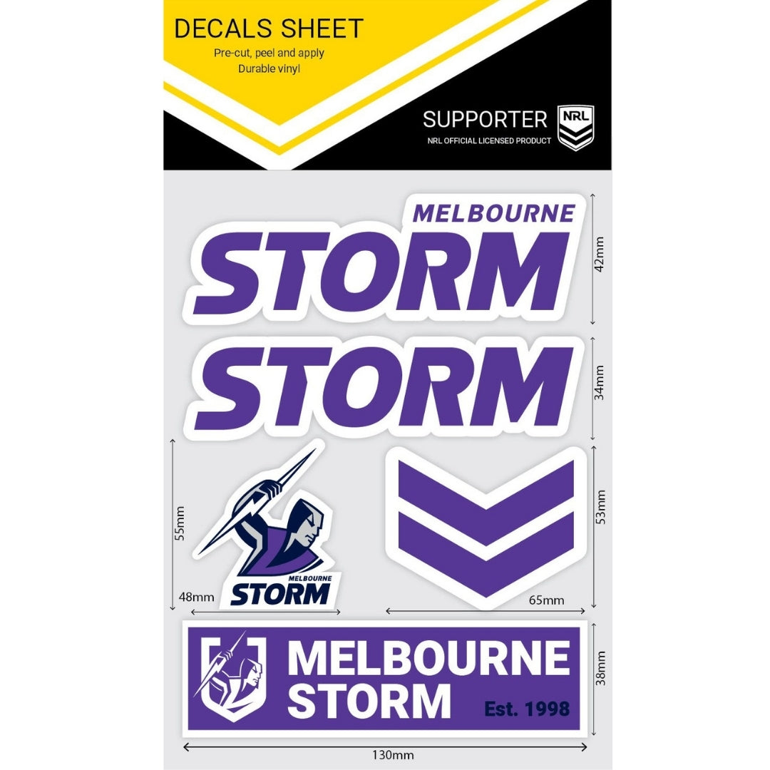 Storm Wordmark Decals Sheet (2019) – FANtastic Stickers