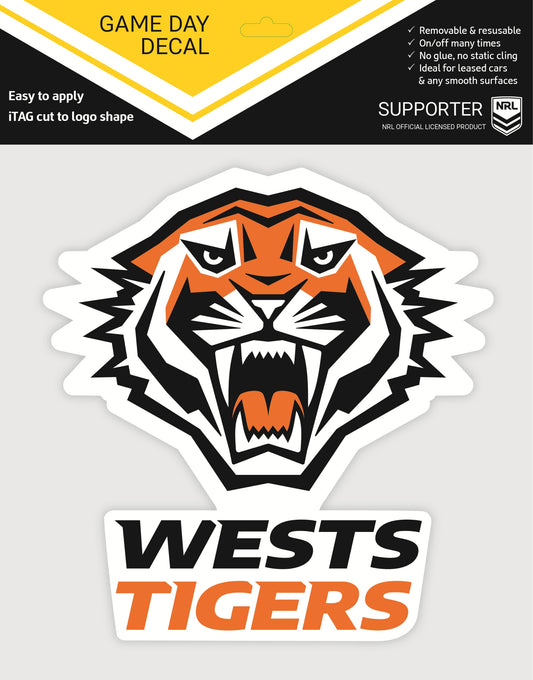 Wests Tigers Game Day Decal