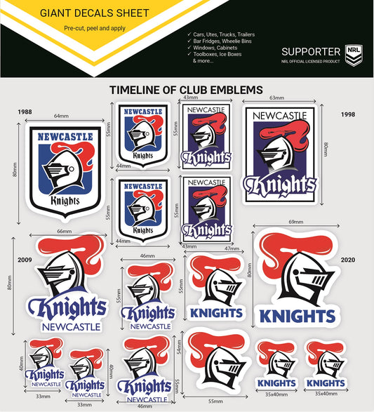 Knights Giant Decals Sheet