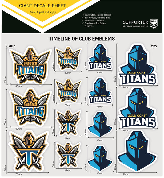 Titans Giant Decals Sheet