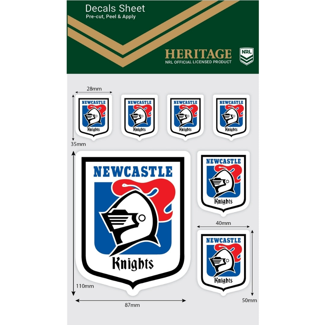 Knights Heritage Decals Sheet