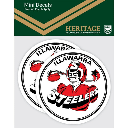 Illawarra Steelers Heritage Mini Decals