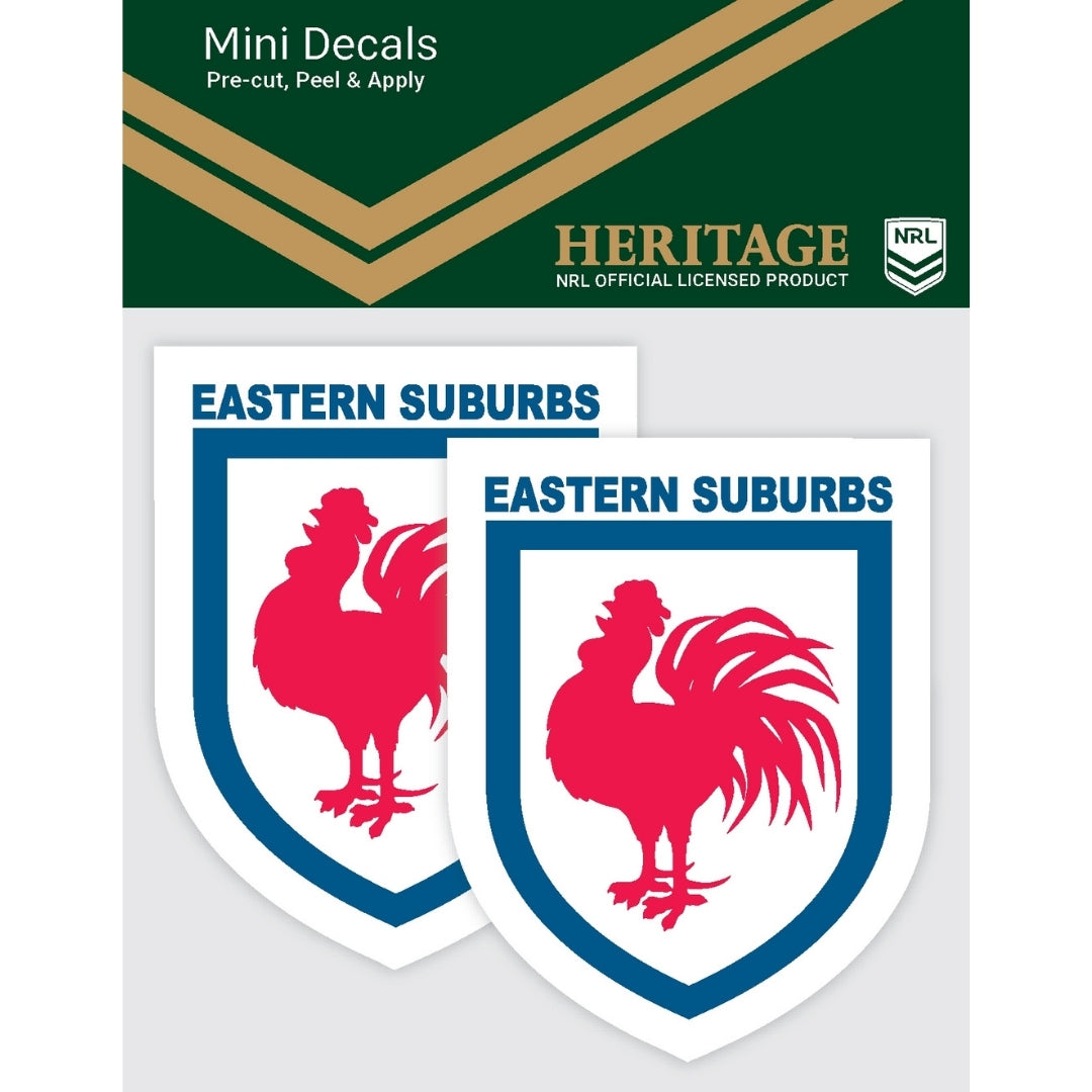 Roosters Heritage Mini Decals