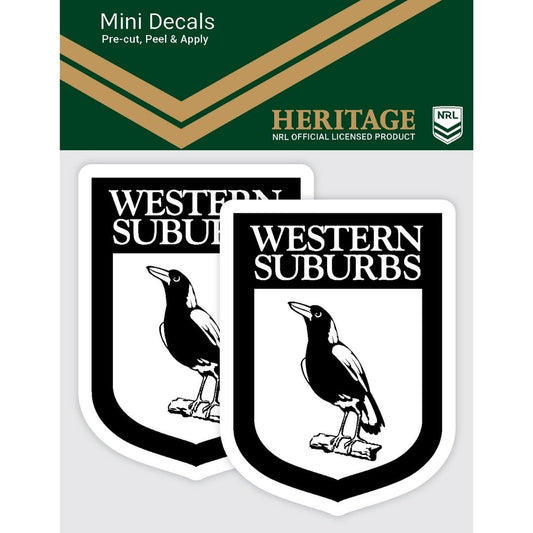 Western Suburbs Heritage Mini Decals
