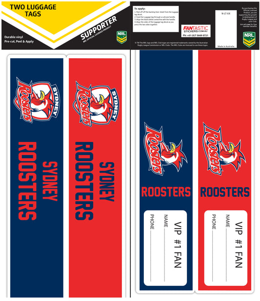 Roosters Luggage Tags