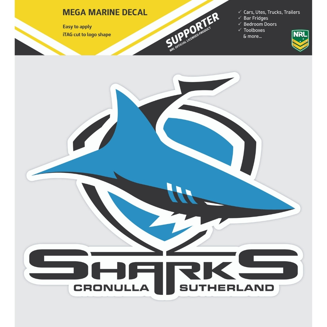 Shark Decal Code Sharks Marine Decal – FANtastic Stickers
