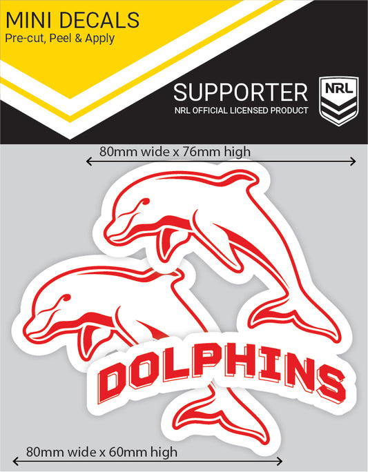 Dolphins Mini Decals