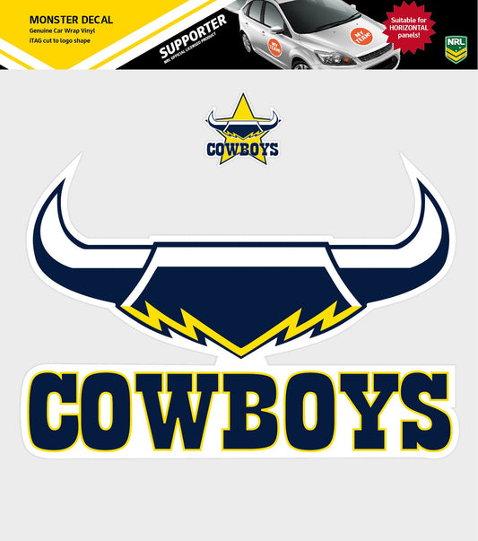 Cowboys Monster Decal Secondary Logo