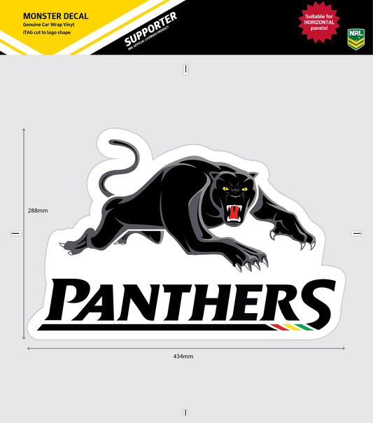 Panthers Monster Decal Secondary Logo