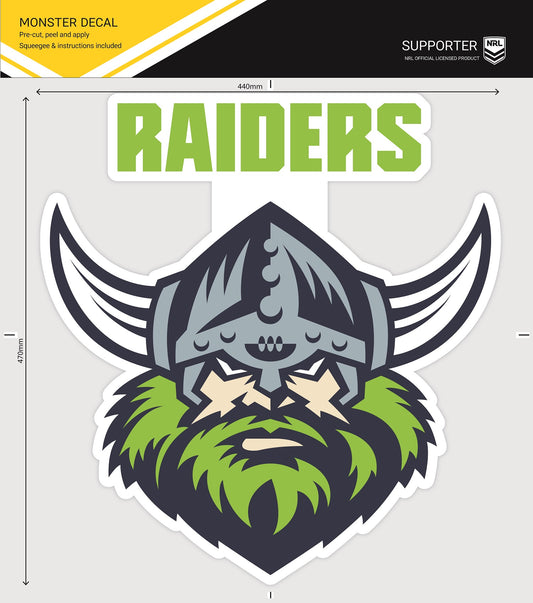 Raiders Monster Decal Secondary Logo