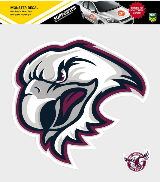 Sea Eagles Monster Decal Secondary Logo