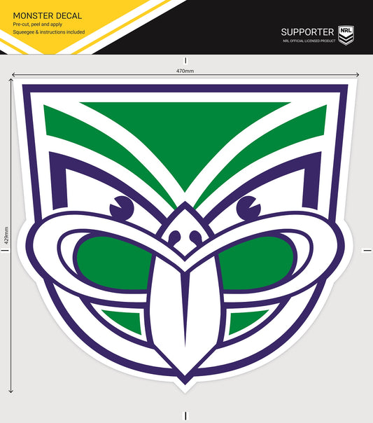Warriors Monster Decal Secondary Logo