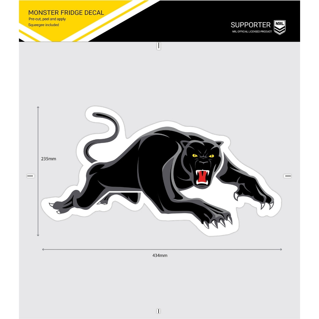 Panthers Monster Fridge Decal