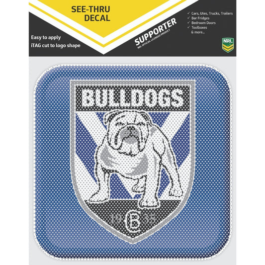 Bulldogs App Icon See-Thru Decal