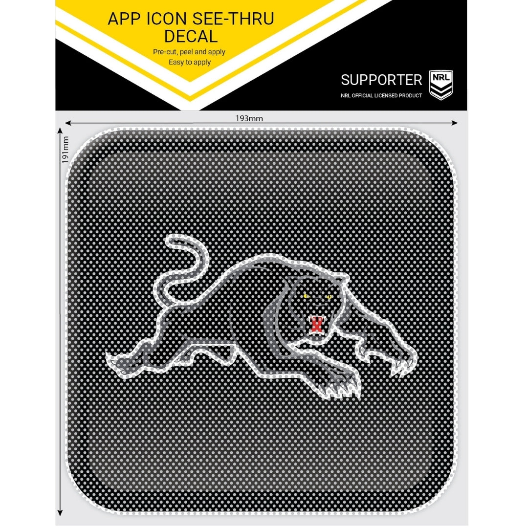 Panthers App Icon See-Thru Decal