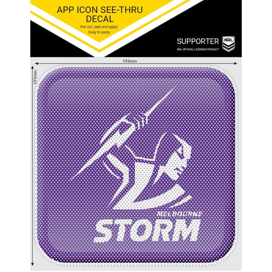 Storm App Icon See-Thru Decal