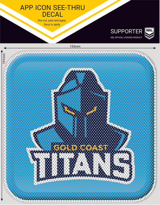 Titans App Icon See-Thru Decal