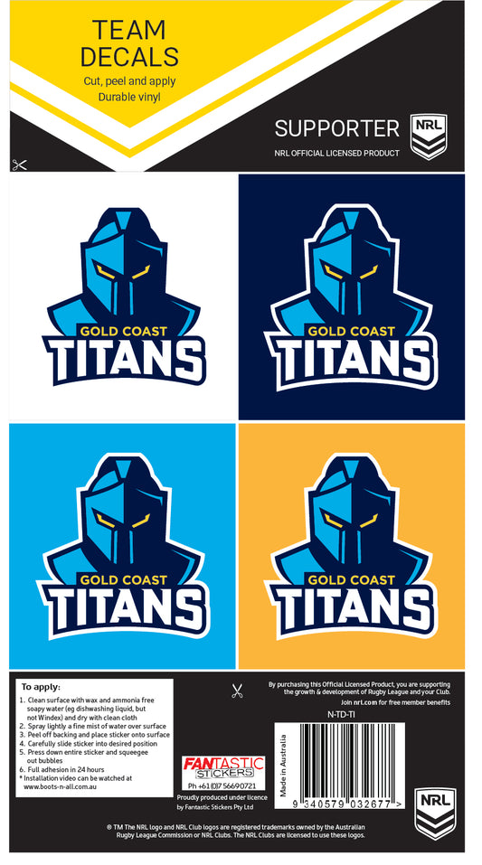 Titans Team Decals